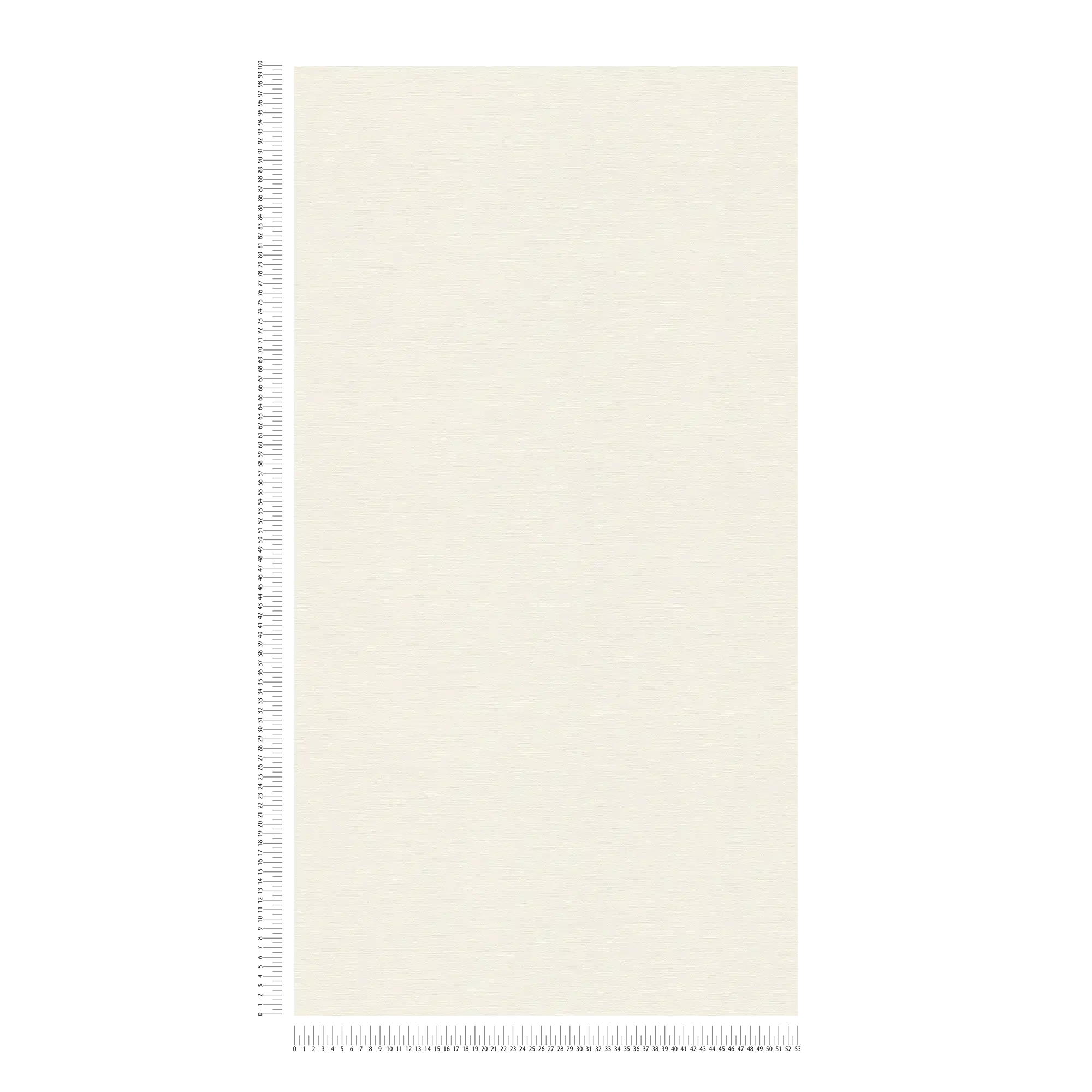             Weiße Tapete einfarbig mit textiler Prägestruktur
        