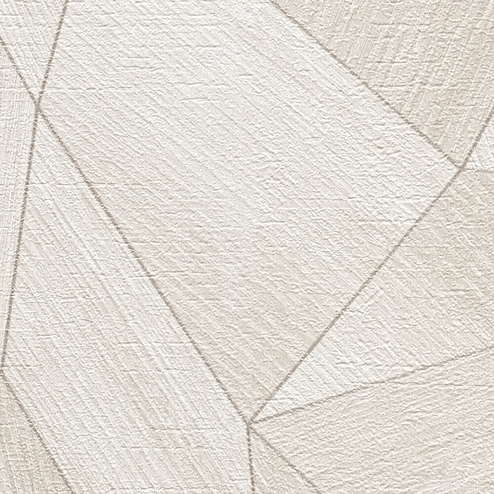             Daniel Hechter Moderne Vliestapete mit geometrischem Muster und silbernen Akzenten – Beige, Creme, Grau
        