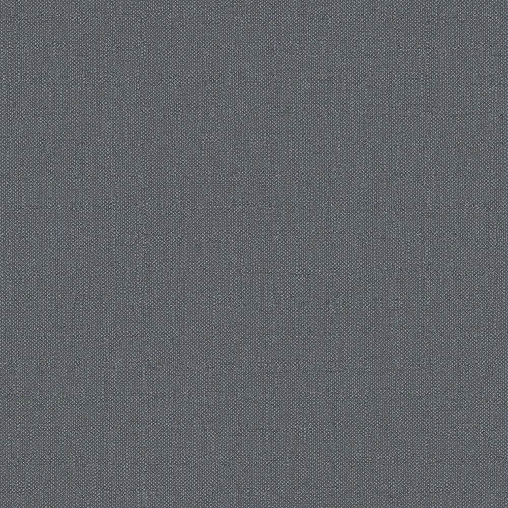             Vliestapete Anthrazit mit Textiltextur – Grau
        
