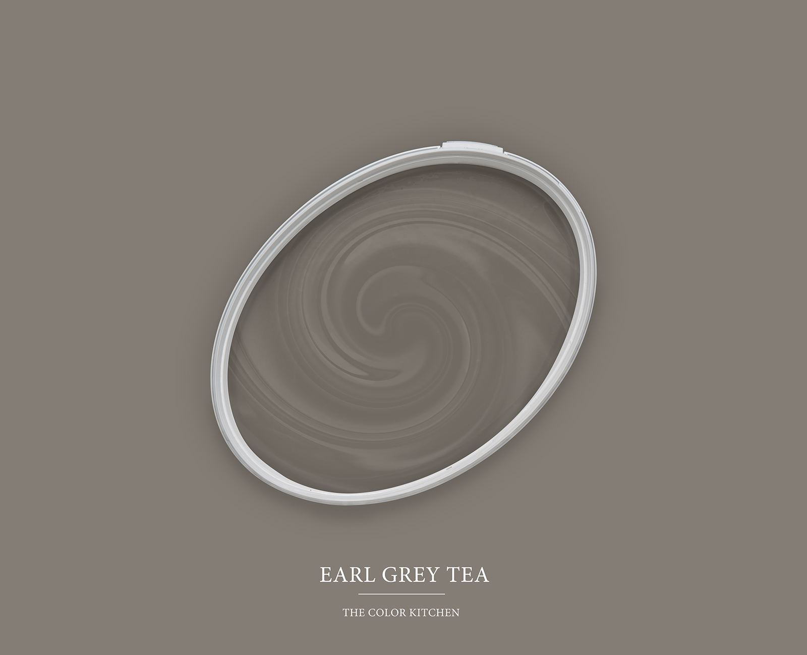 Wandfarbe in grünlichem Taupe »Earl Grey Tea« TCK1021 – 2,5 Liter
