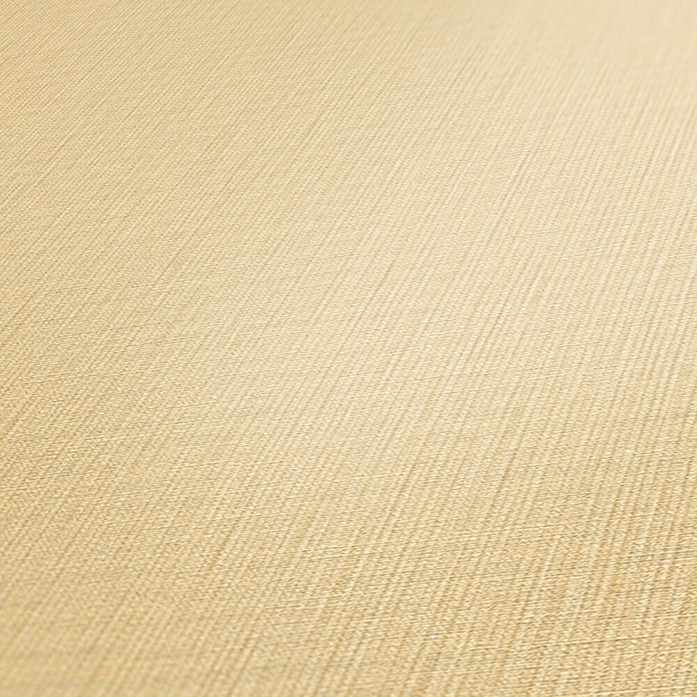             Uni-Vliestapete im Stoffdesign in schlichtem Farbton von MICHALSKY – Beige, Gelb, Gold
        