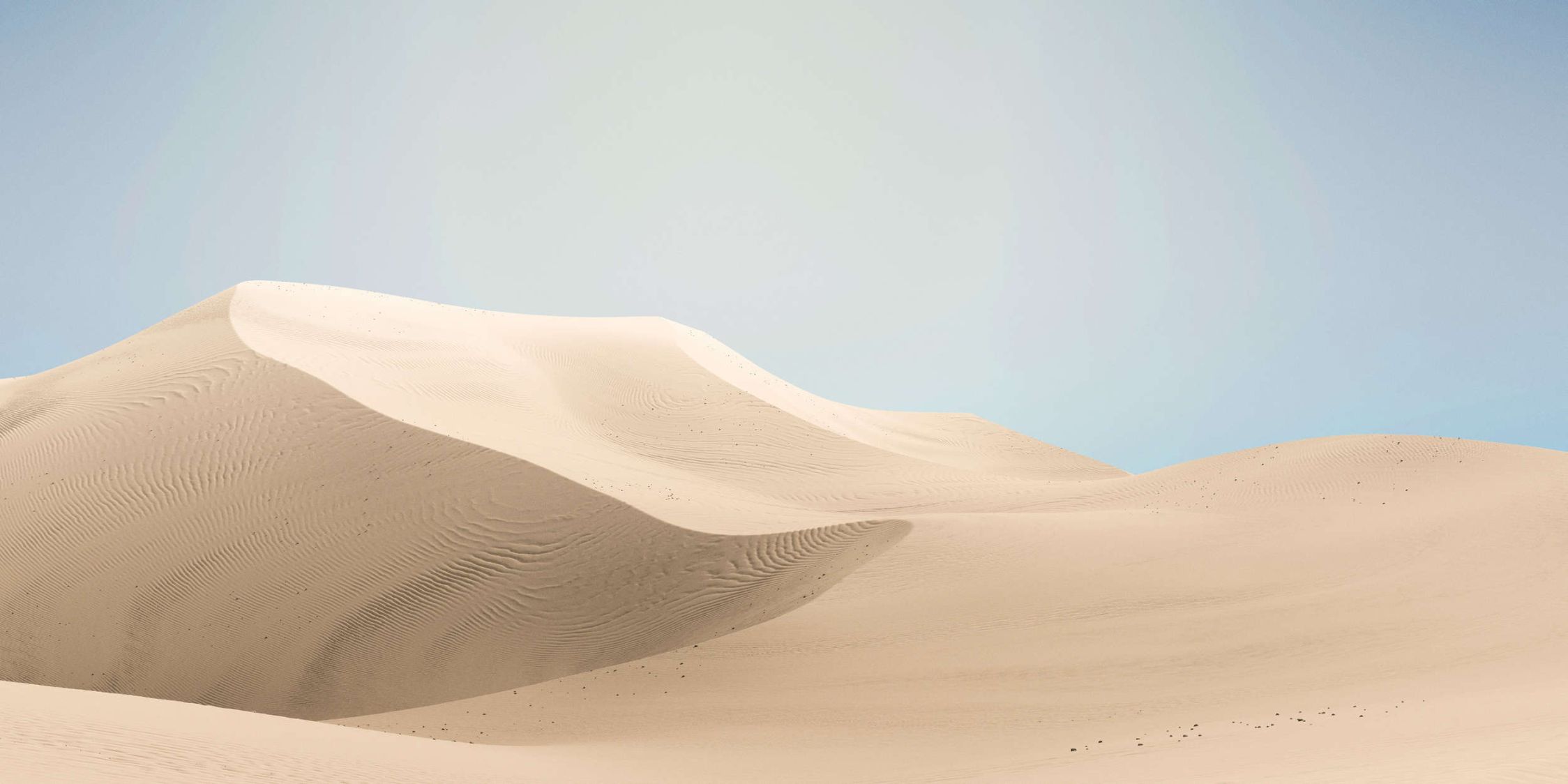             Fototapete »dunes« - pastellfarbige Wüstenlandschaft – Glattes, leicht glänzendes Premiumvlies
        