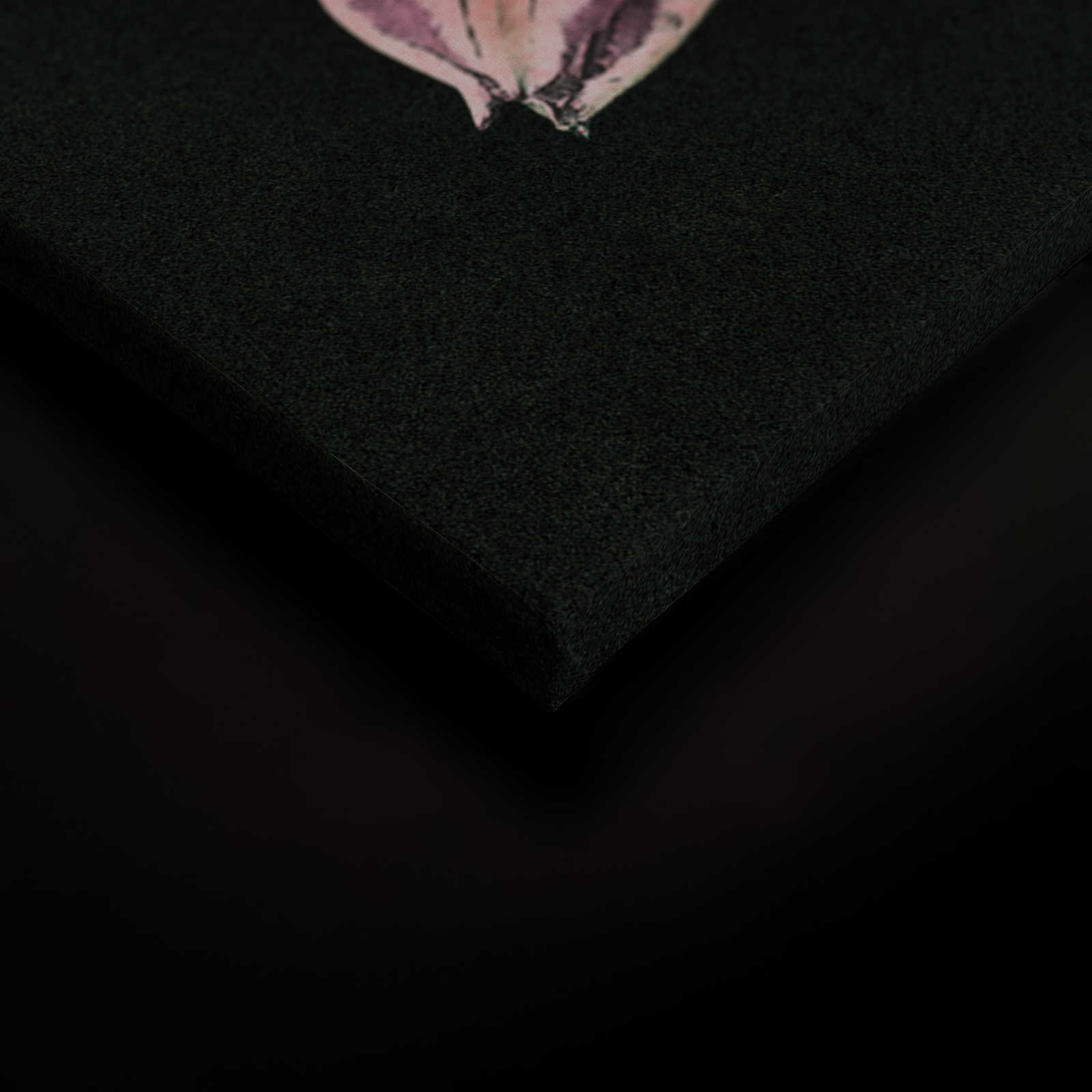 Drama Queen 3 - Leinwandbild DD120489 | romantischer Struktur Blumenstrauß- Pappe