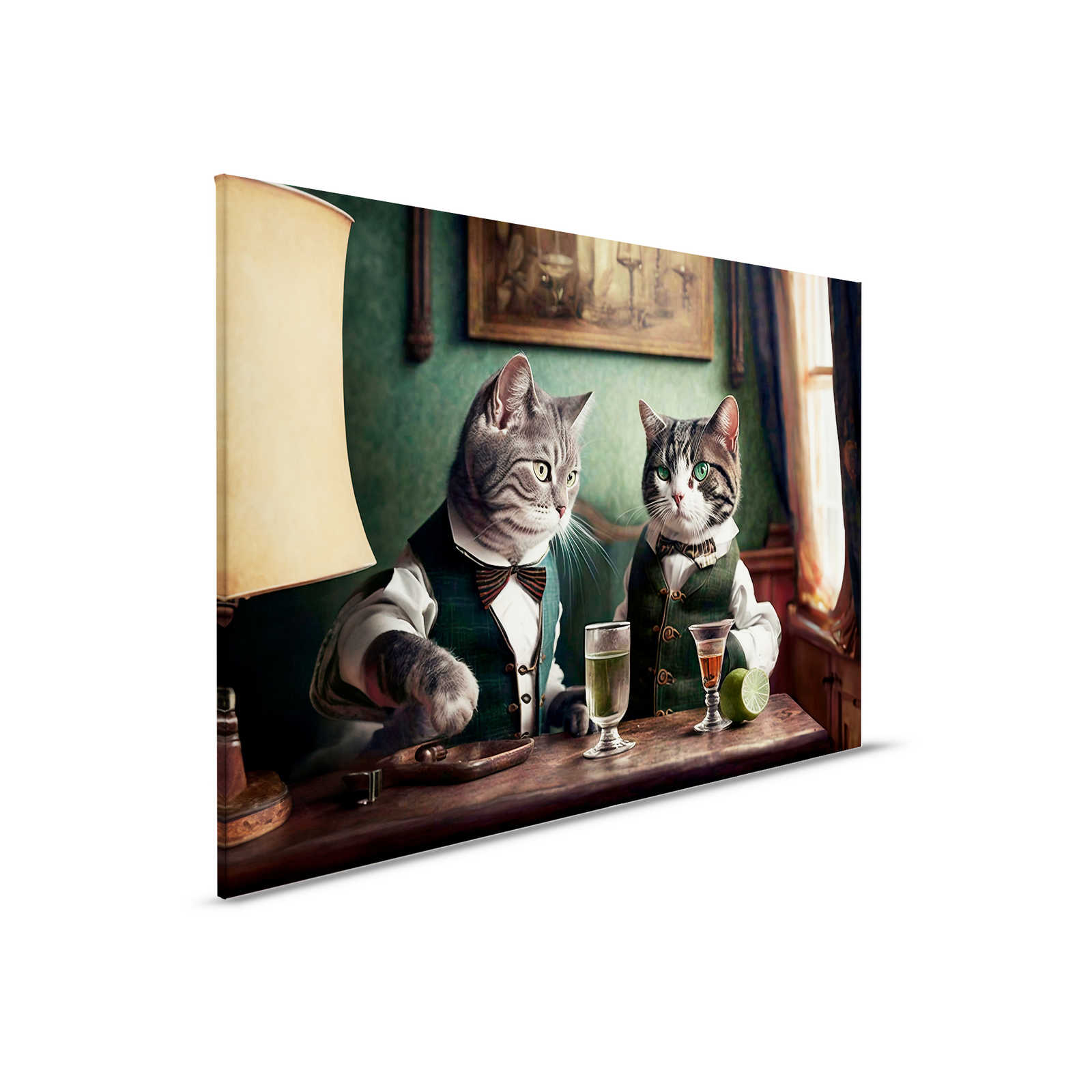         KI-Leinwandbild »Kitty Bar 2« – 90 cm x 60 cm
    