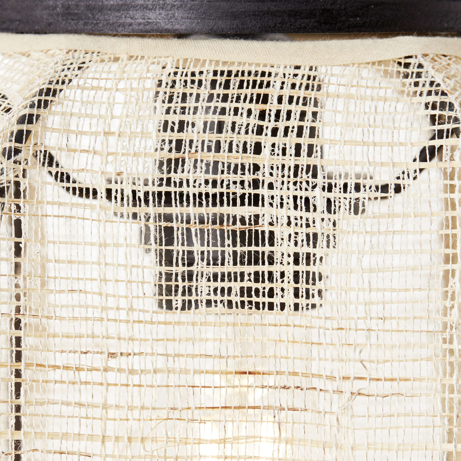             Pendelleuchte aus Textil - Paula 1 – Braun
        