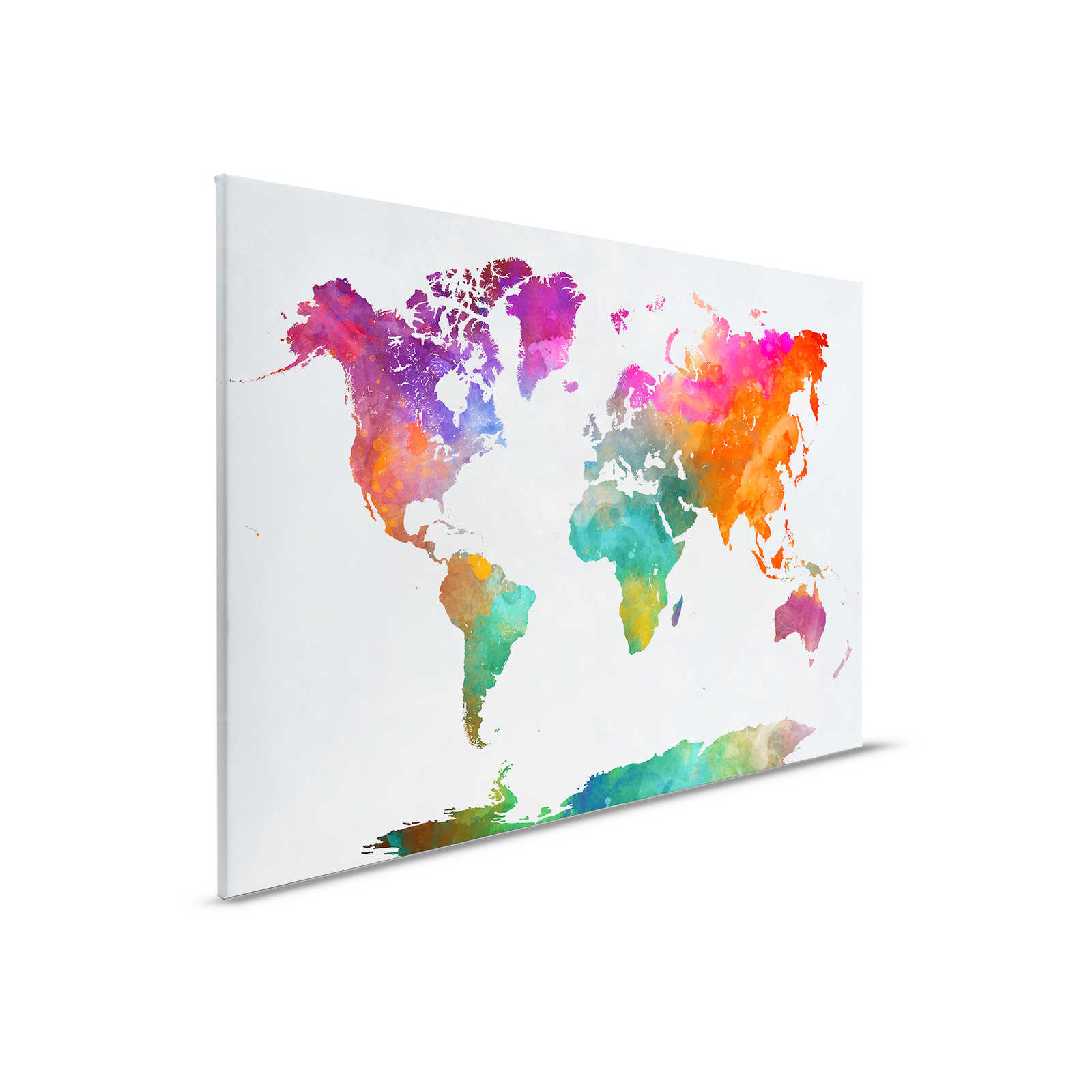 Leinwand bunte Weltkarte DD120335 | online » kaufen