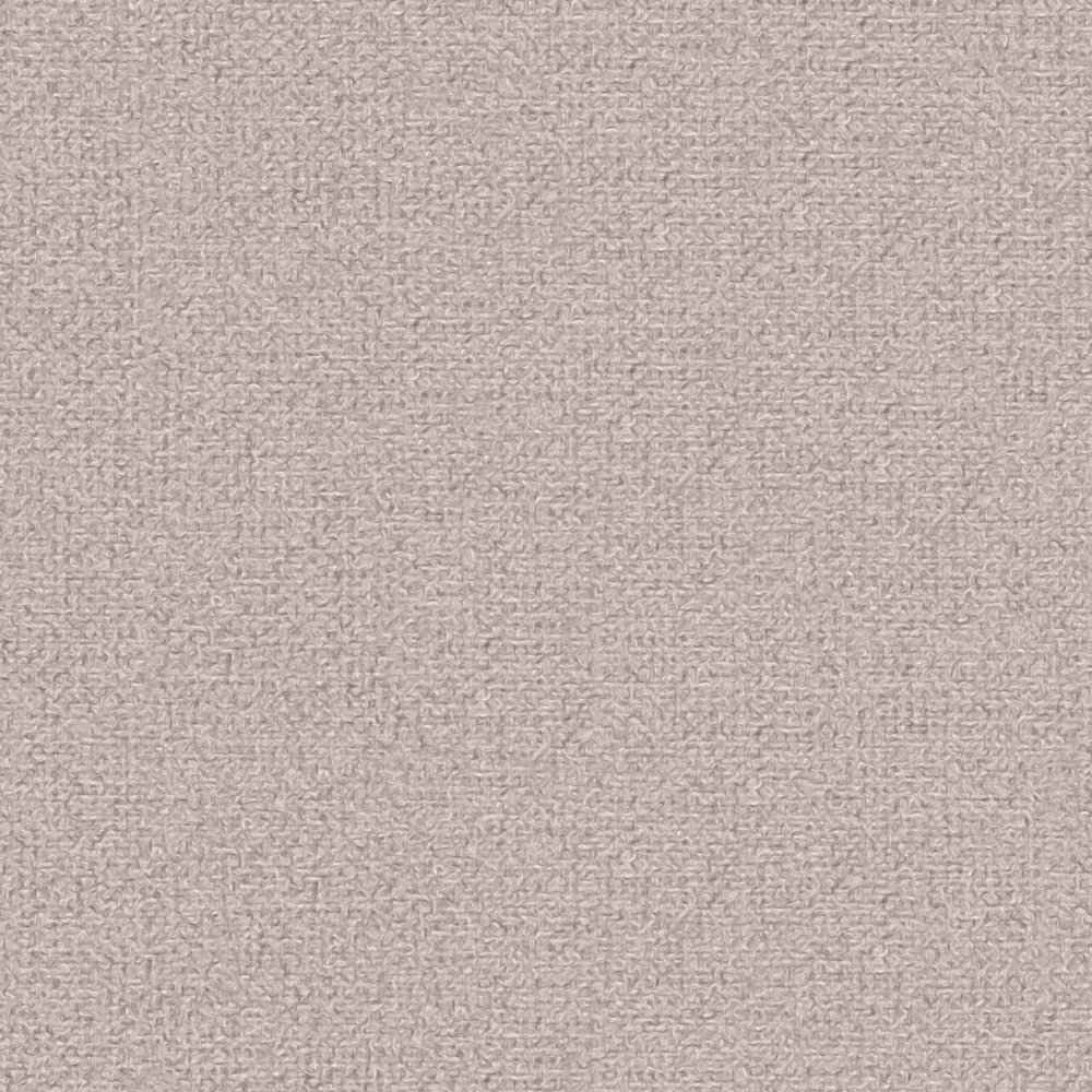             Vliestapete einfarbig mit Leinenstruktur – Grau, Braun, Grau
        