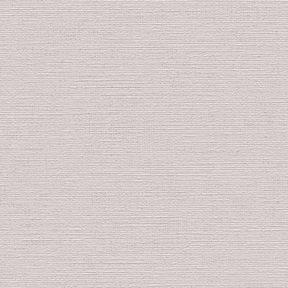             Einfarbige Vliestapete mit Leinenoptik – Grau
        