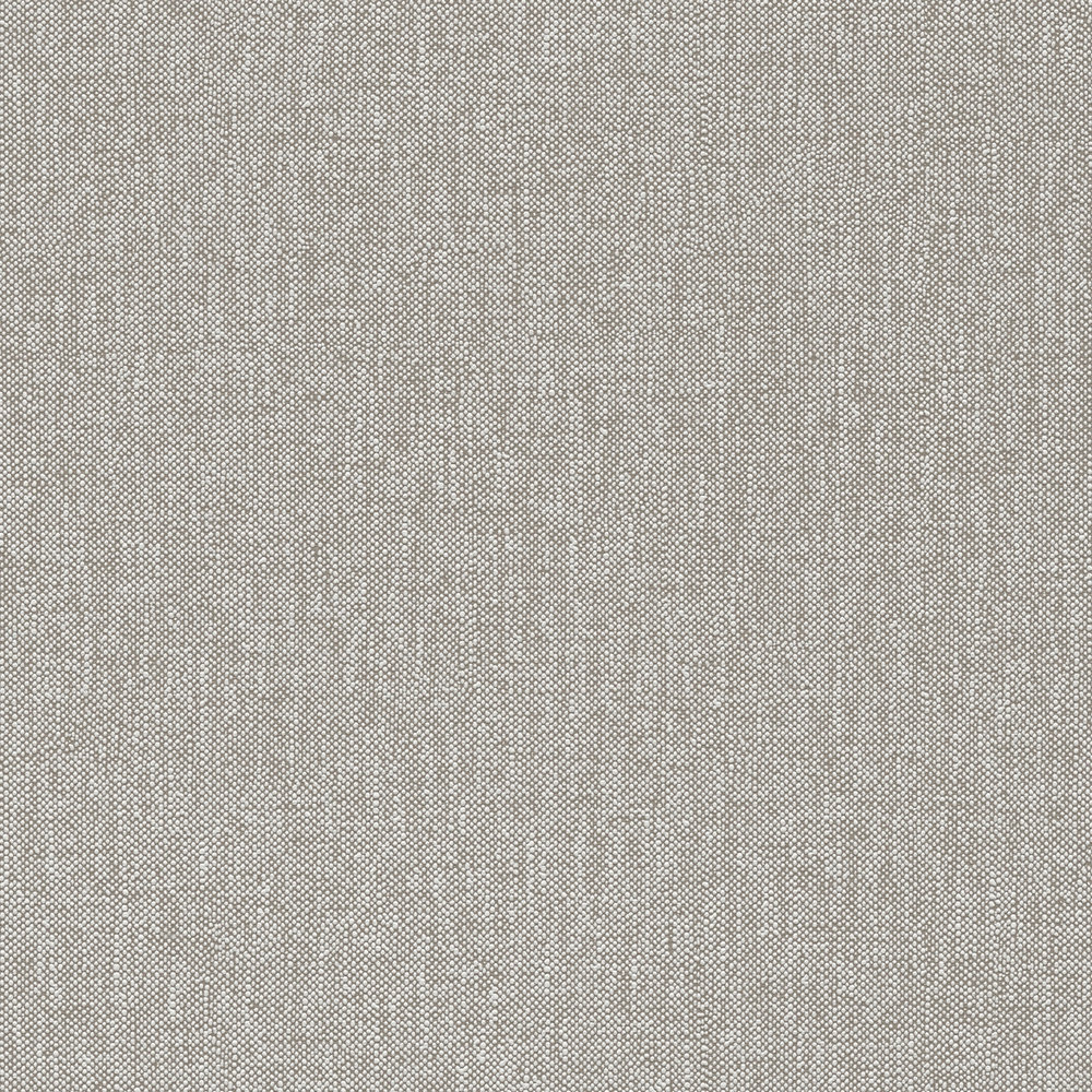             Tapete im Textil-Look, graubraune Gewebestruktur – Braun, Creme
        