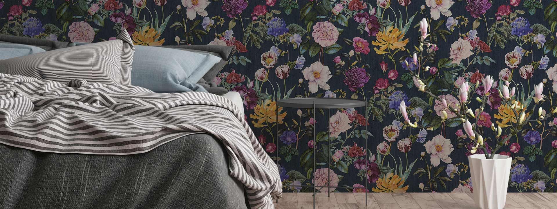 Tapeten mit Blumen-Design liegen online im » kaufen Trend