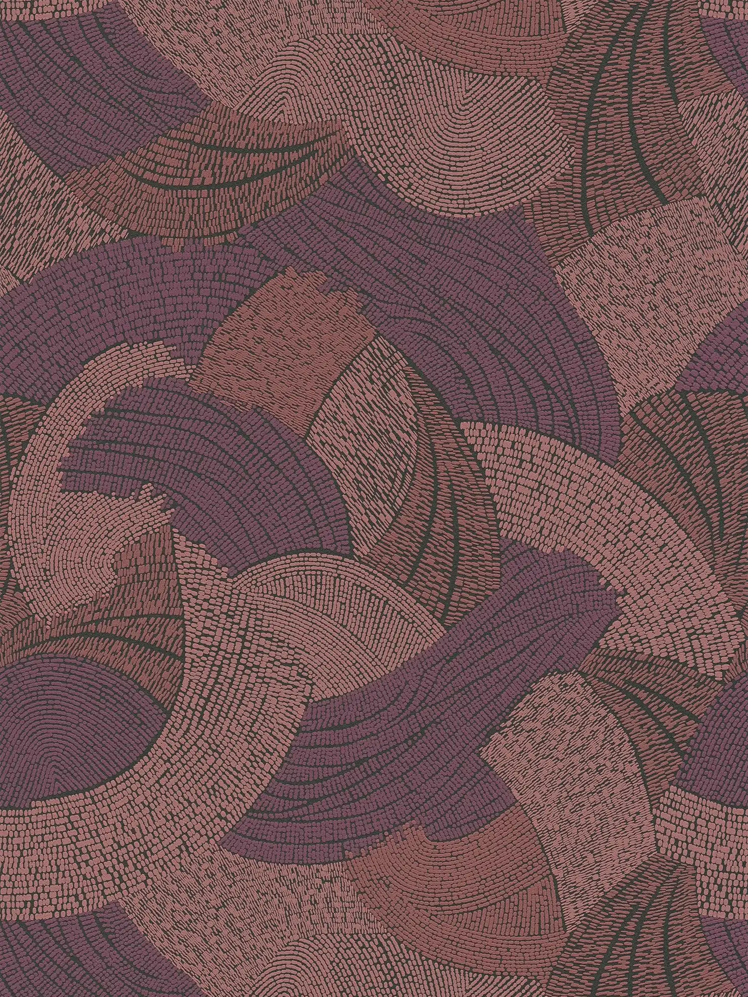         Vliestapete mit abstraktem Wellenmuster – Rot
    