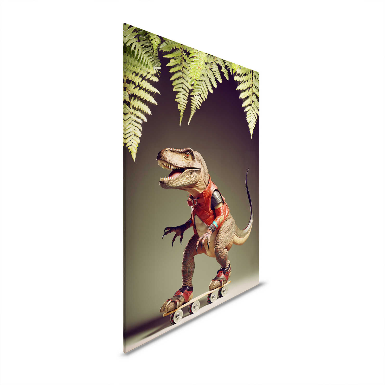         KI-Leinwandbild »skating t-rex2« – 60 cm x 90 cm
    